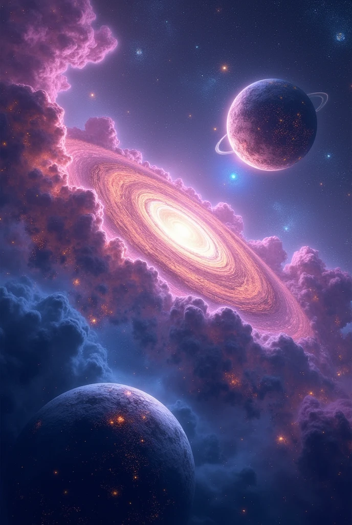 3D galaxy wallpaper