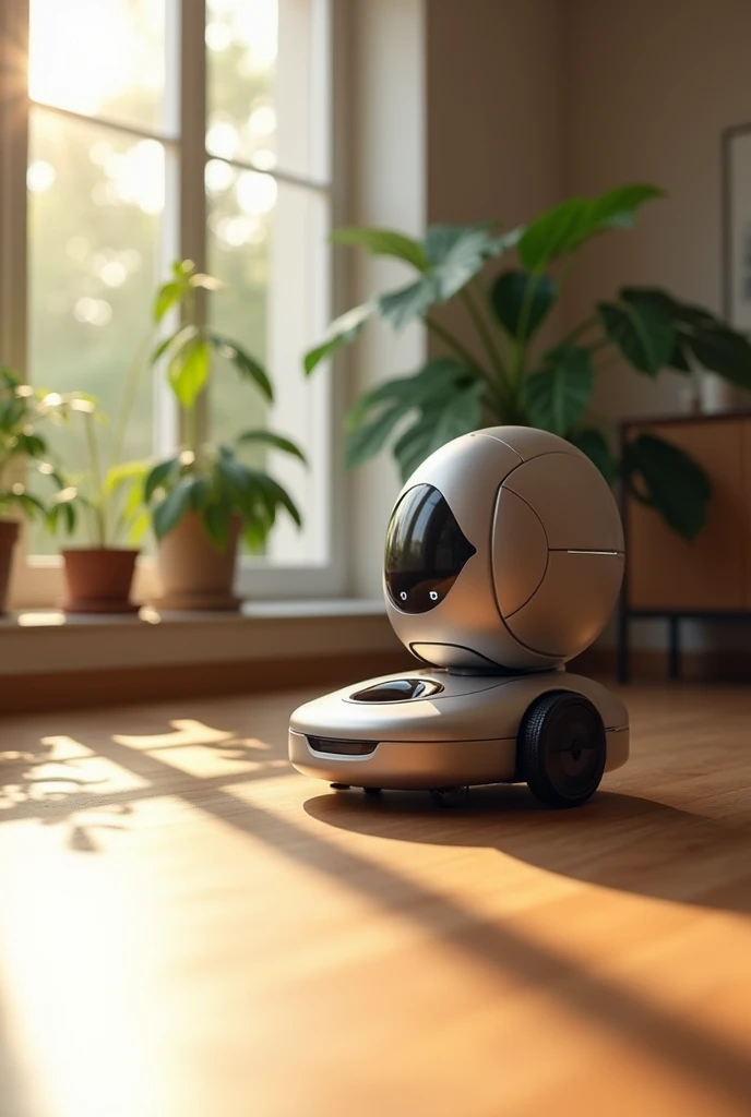 A pet feeder with a robot that can collect animal waste.