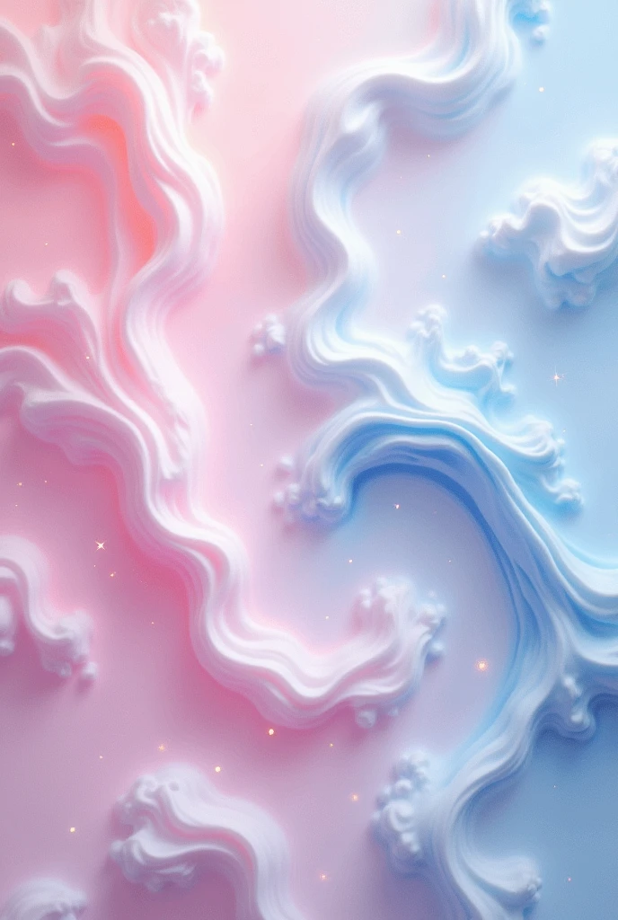 Marble pattern Pink and light blue Fantasy