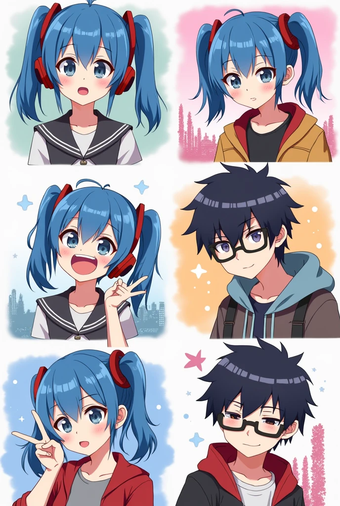 Anime style drawing bases