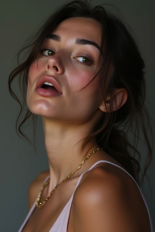 1girl, Open Mouth, cum on face