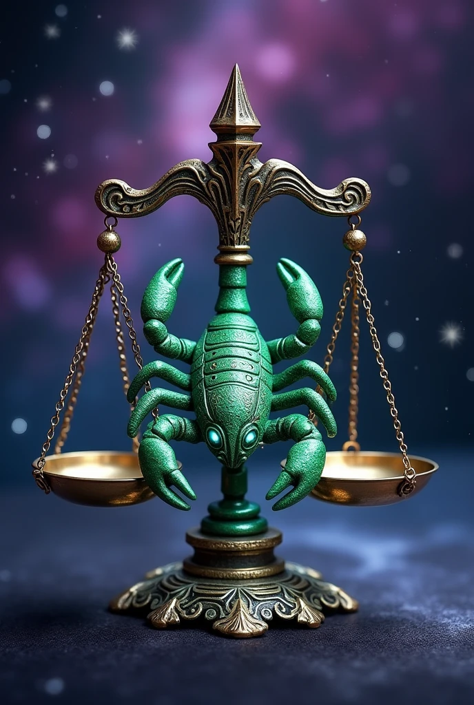 fusion of the Libra sign and the Scorpio sign really fused and not seem like 2 separate parts