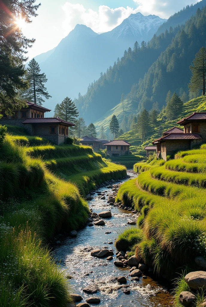 Bhorletar a beautiful vilkage, located in Lamjung, Nepal.