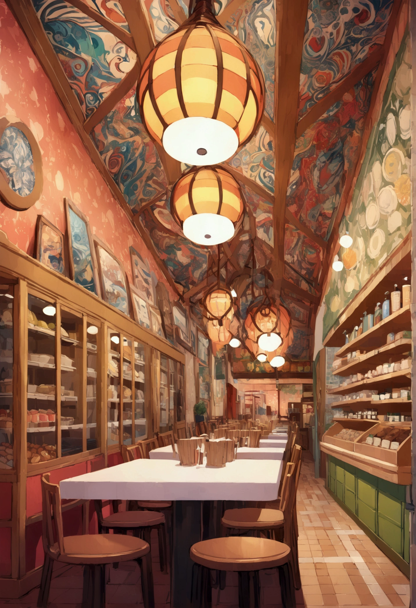 background,Inside the store,restaurant