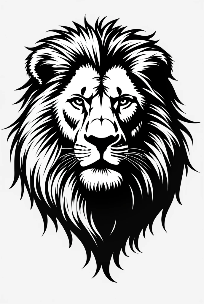 Logo, Lion, All black, Sketch