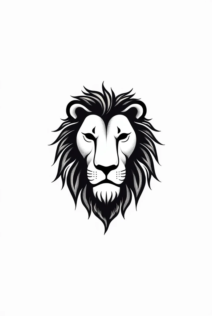 Logo, Lion, Minimal, Sketch, All black