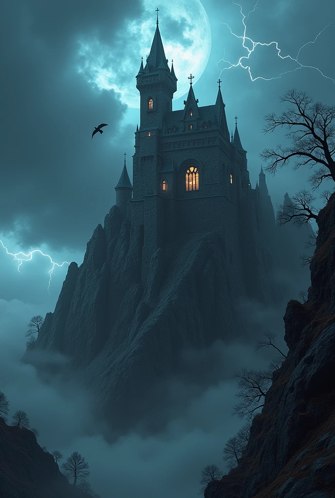 A witch castle on the Mountain