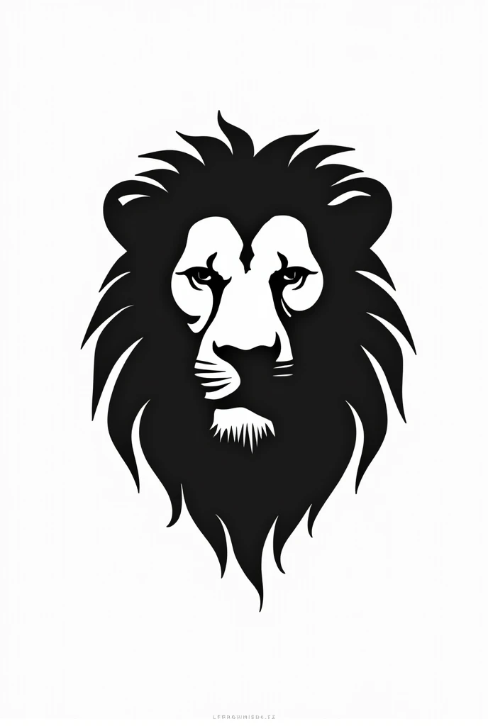Lion, Logo, Unique, Minimalist, All black, sketch