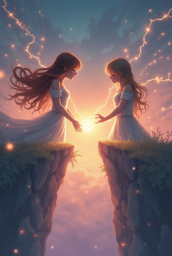 Two people separating but their souls want to be together
