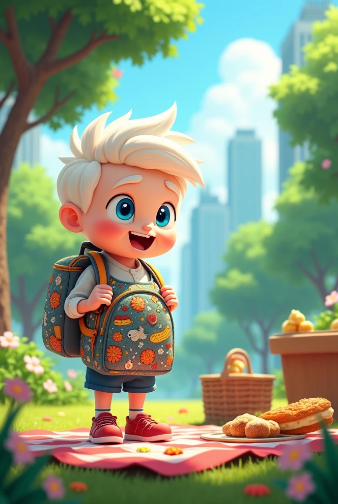 Lincoln loud joven The albino 20: Very good -responded and took the backpack off his back and opened the backpack