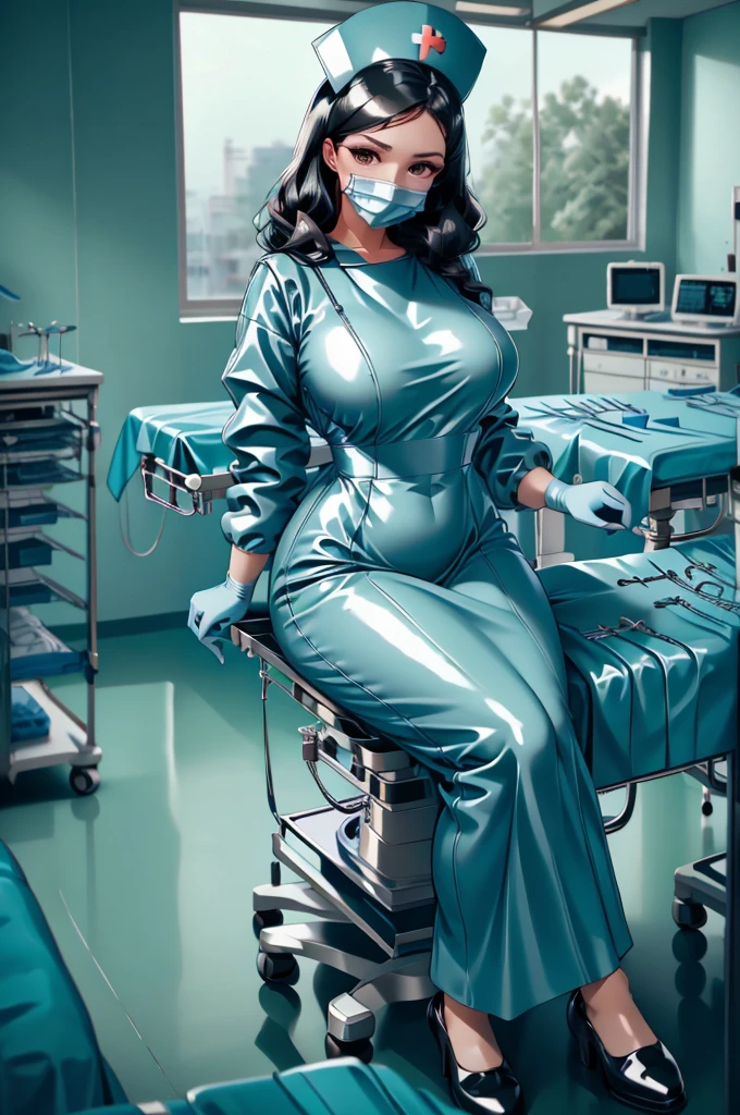 nurse uniform,hospital, latex nurse suit,nurses,busty,elbow gloves,labcoat,black hair woman,red eyes , gigantic ,medical instruments,asian nurse,two nurses,speculum,examination room,oversize ,big ass ,strap on, lay on table ,legs spreaded,giving birth,gyno chair , dentist,Milf,latex,black uniform,oversize breasts