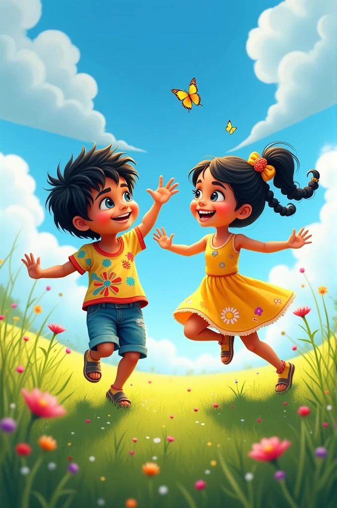 Make a photo a name a boy as a hardik and girl as a shital