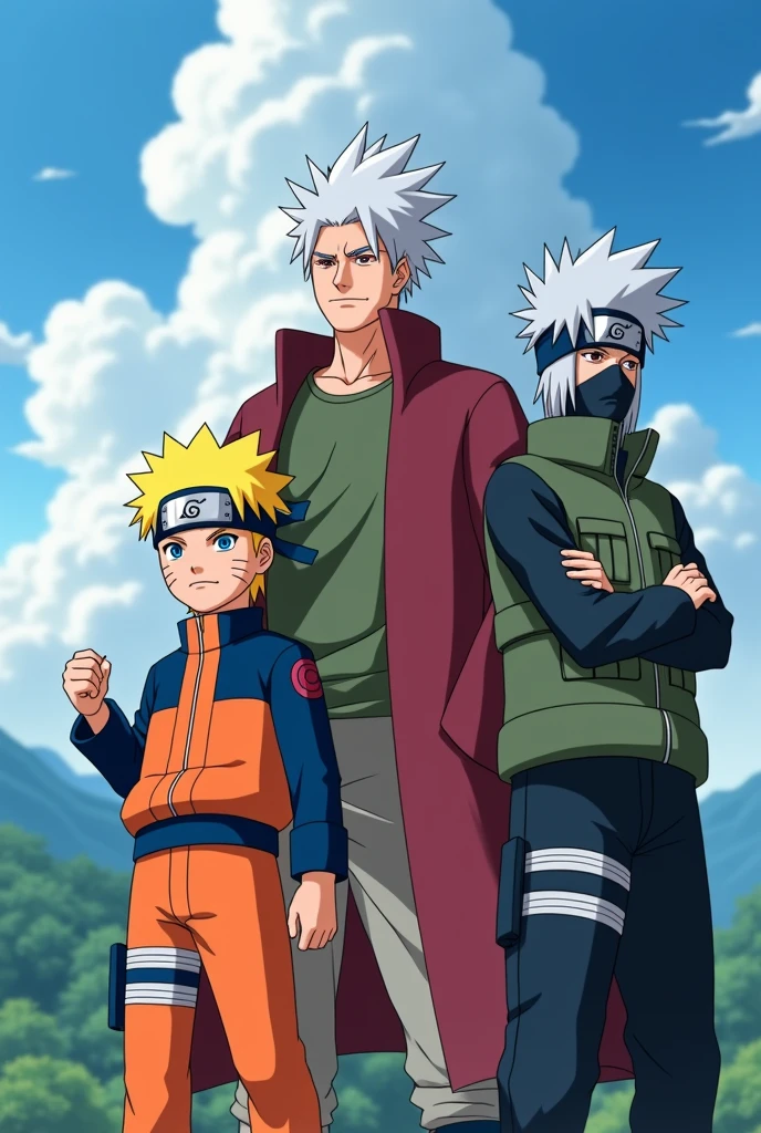 Naruto and jiraya sensai Kakashi andwalpaper in 4k
 