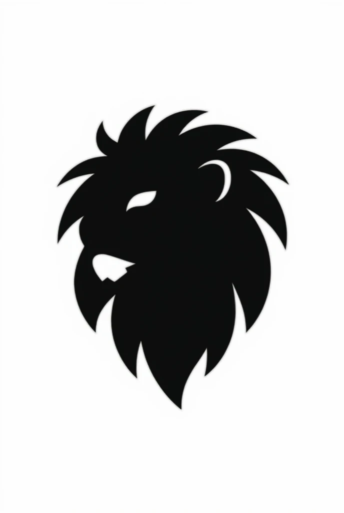 logo, Lion, all black, simple, unique