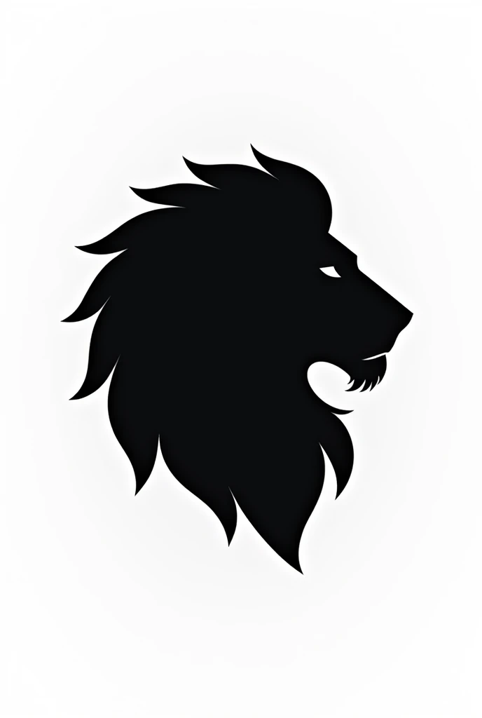 logo, Lion, all black, simple, unique