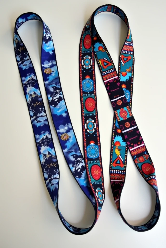 Nepal design on lanyard