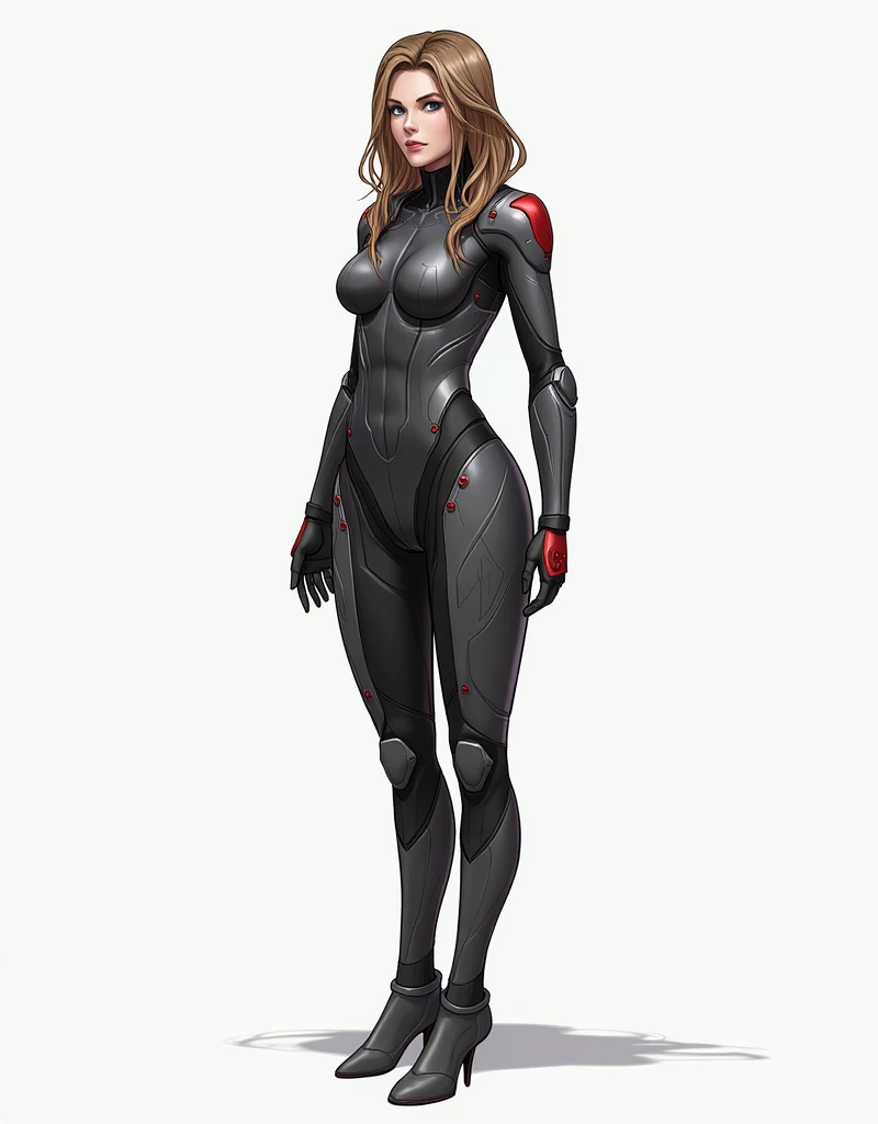 Generate a concept in AI，AI，Half Body，game character