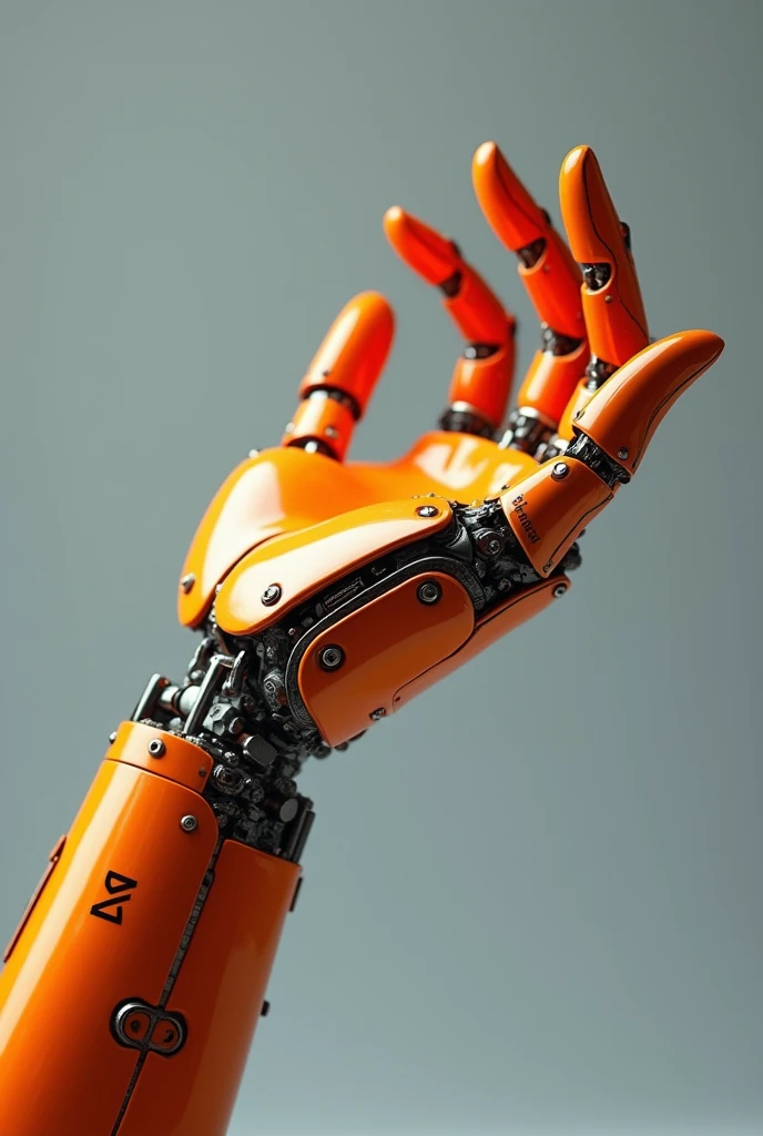 Orange ant robotic hand