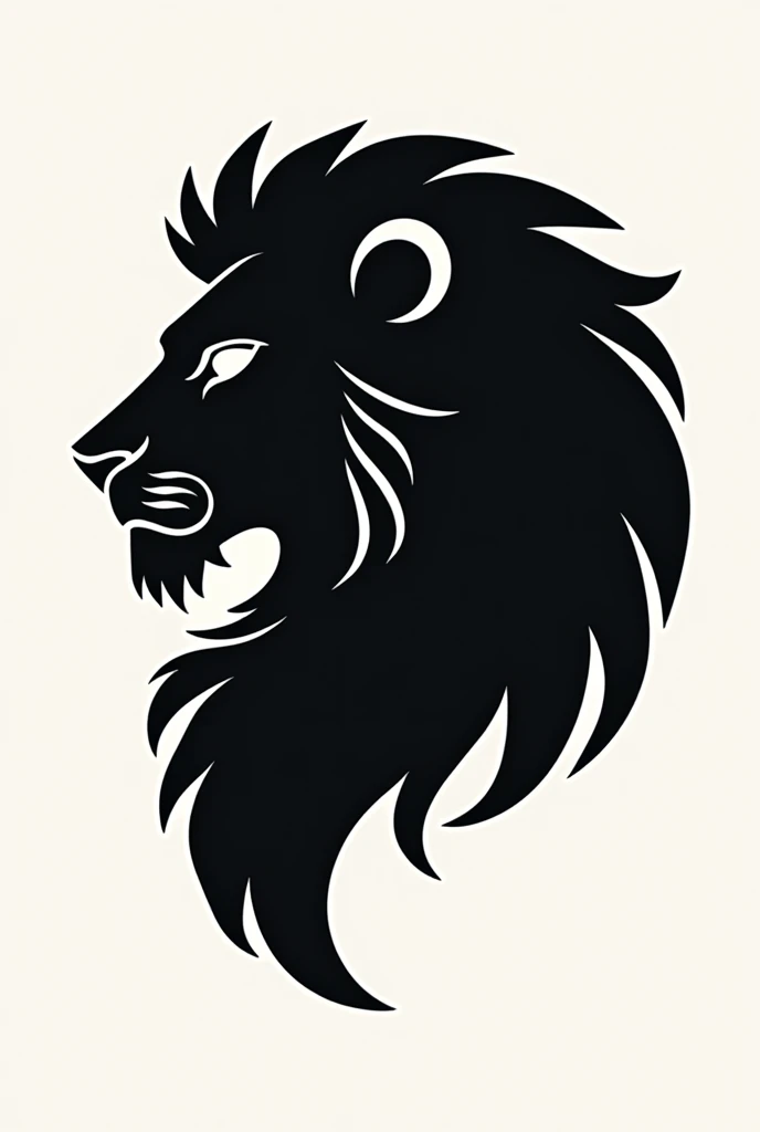 logo, Lion, unique, negative space