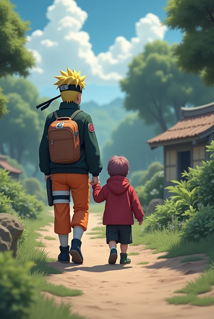Naruto and chichore baba walk
walpaper in 4k