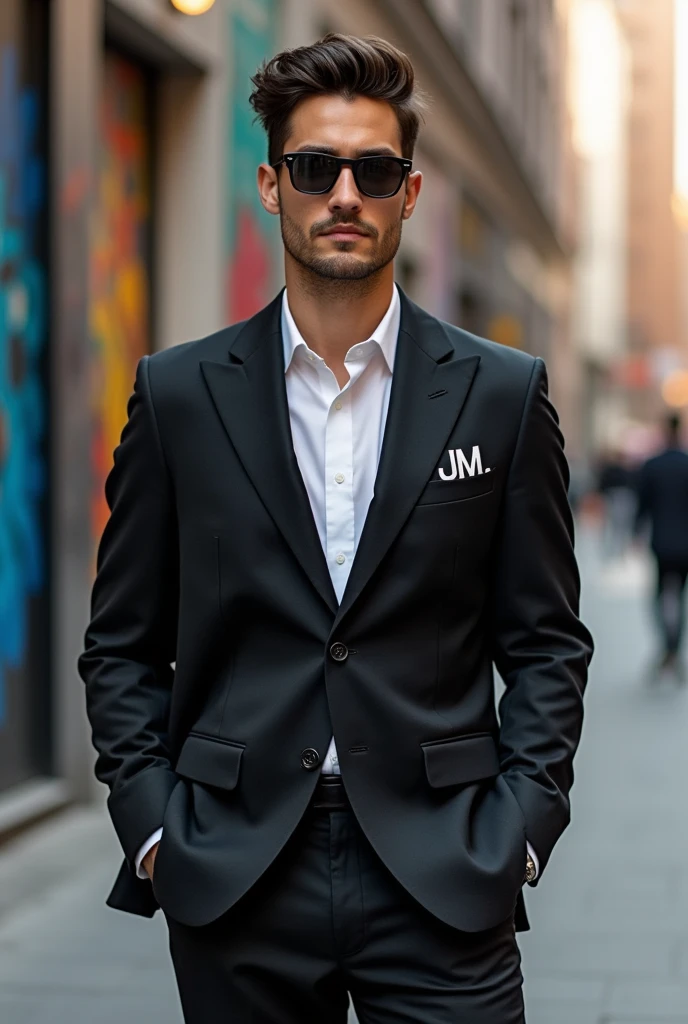 Create a clothing brand with the letters JM 