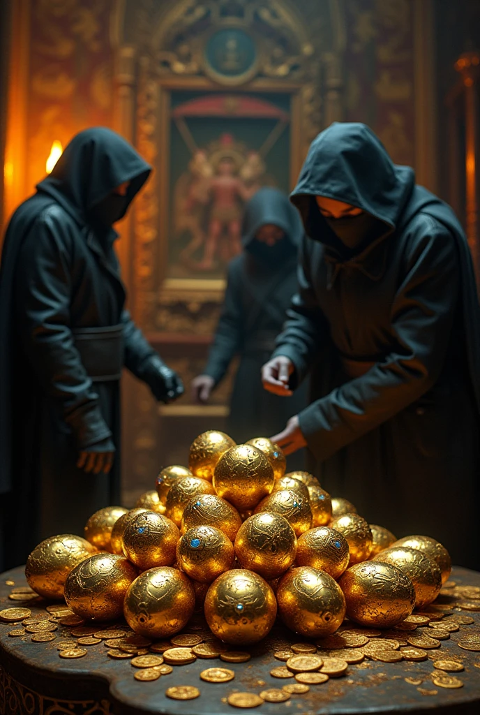 Thieves collect a lot of golden eggs.