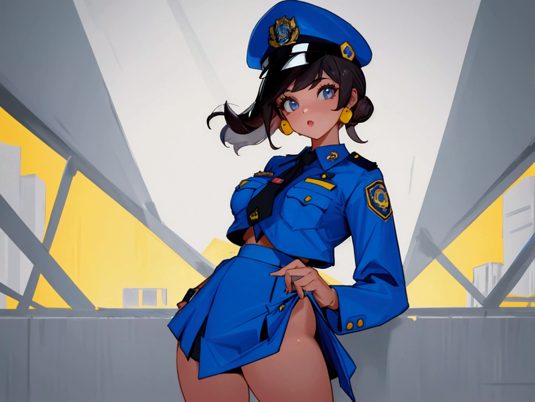 policewoman mini skirt