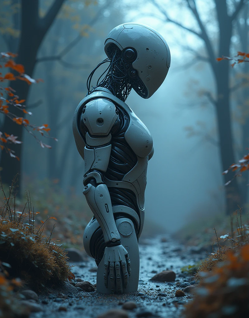 Generate a concept in AI,AI,Reach out,Half Body,Surreal,