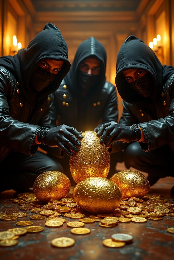 Thieves collect a lot of golden eggs.