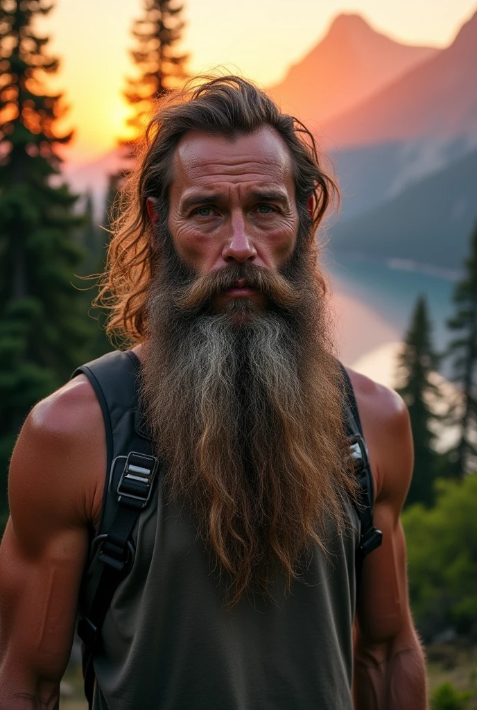 Didnt have beard cut for 80 months