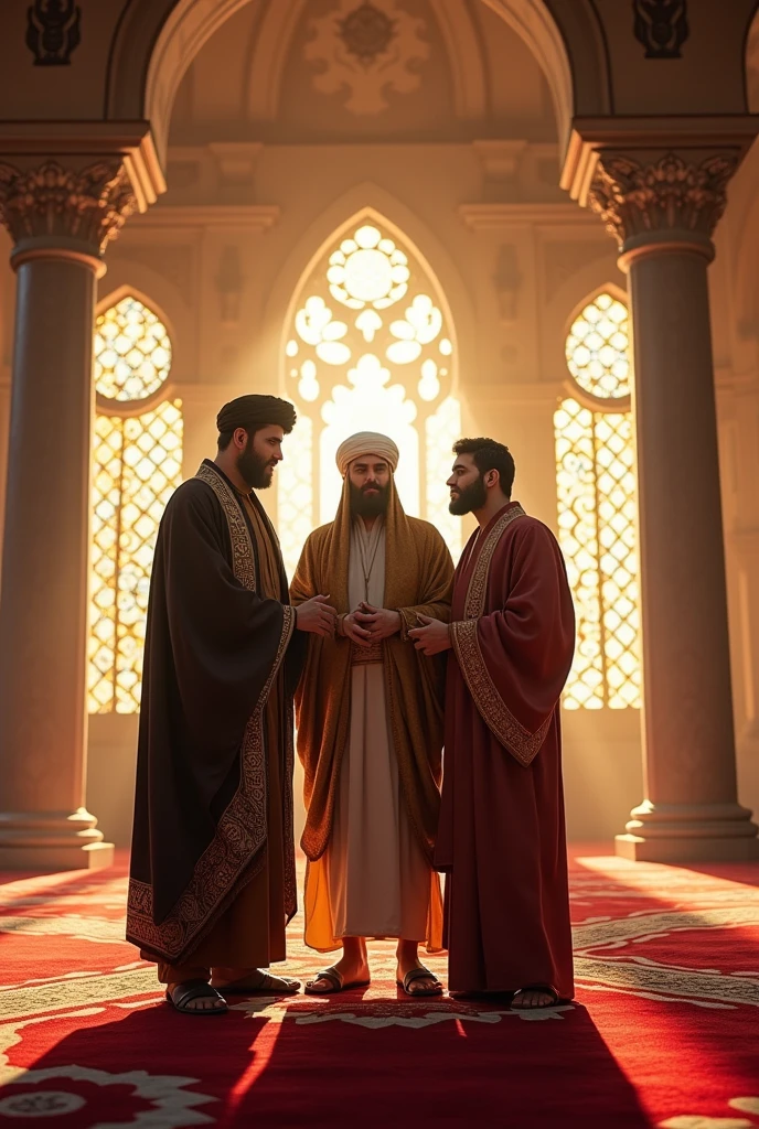 Imam hussain ghazi abbas and imam ali photo in mosque