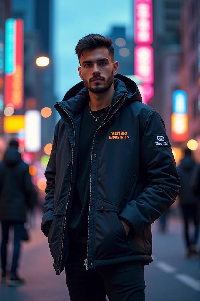 Parka jacket with logo VENSIO INDUSTRIES