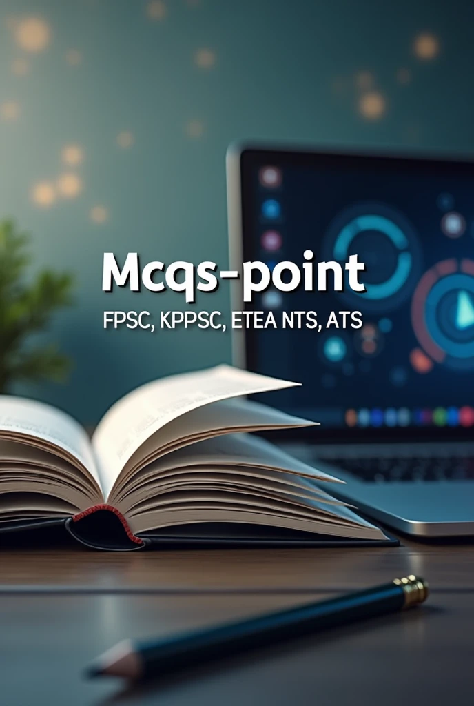 Create a profile picture with the name " Mcqs-point" " FPSC , KPPSC, ETEA, NTS, ATS"
Don't use any character only use text of first two rows.
Use book pencil laptop and some relative things in picture and use text of above rows only