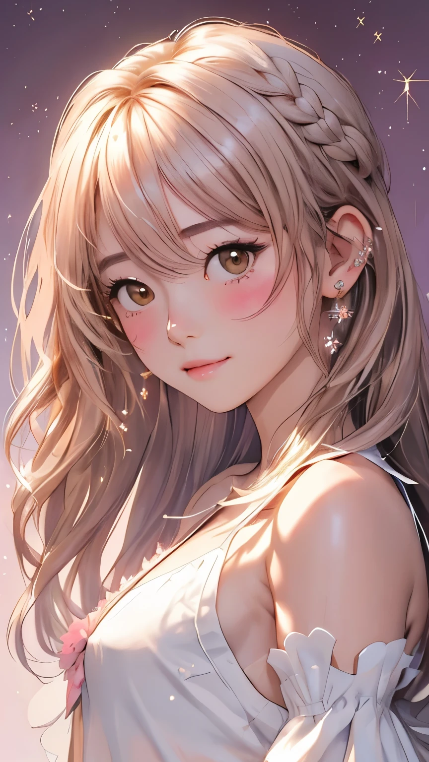 master piece,ultra detailed,highres,
delicate face, cute face, kawaii,1girl,delicate hair, disheveled hair, floating hair, shiny hair, shiny skin, sparkling pupils,
fucked silly,
nsfw,aginal, sex,
missionary position,
from behind, from above, (upper body:1.2), looking back, looking at viewer, looking up, (twisted torso:1.1),