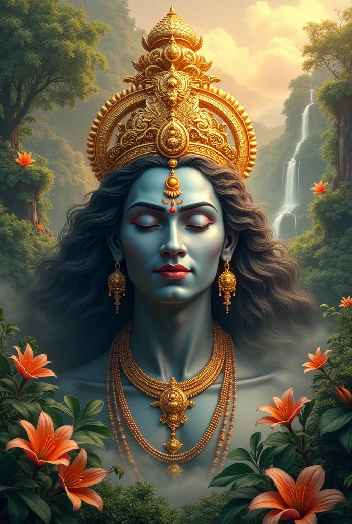 Aadha Mahadev aadha Mata Parvati ka Roop 

