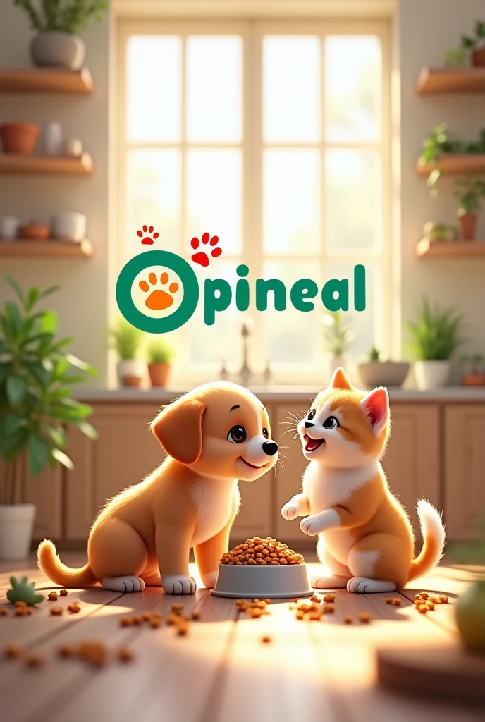 Optimeal logo, pets