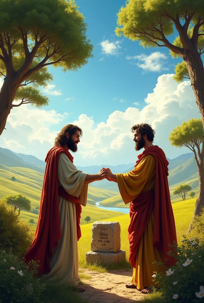 Isaac and Abimelech made a pact