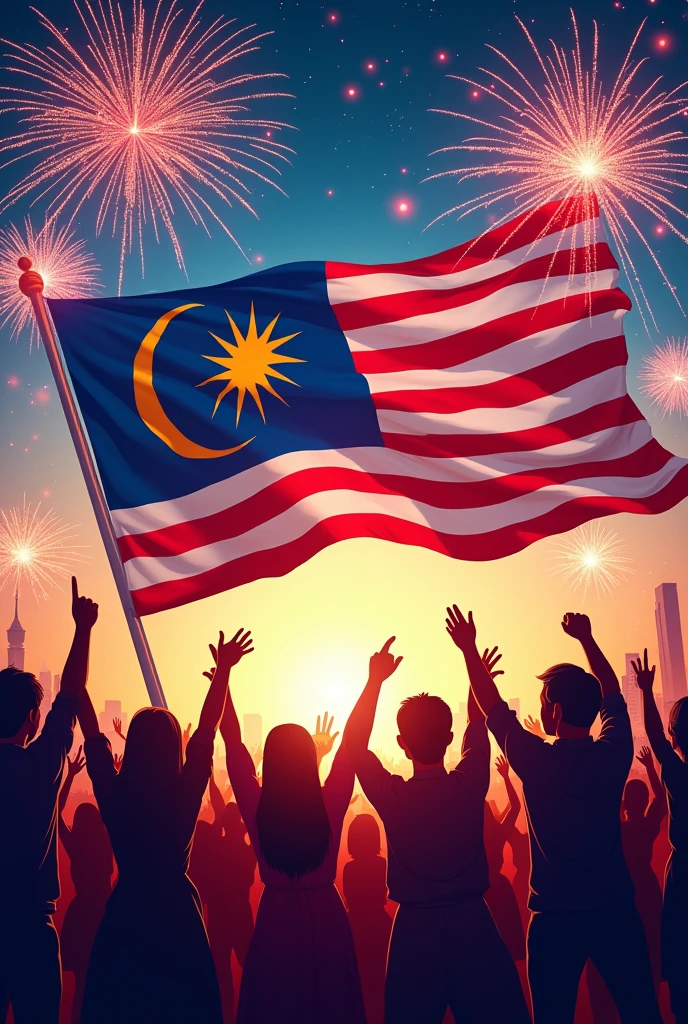 Malaysian independence day poster