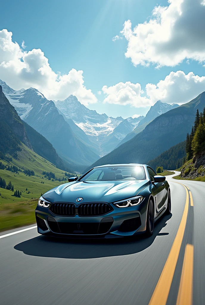 a high speed bmw car wallpapers 4k