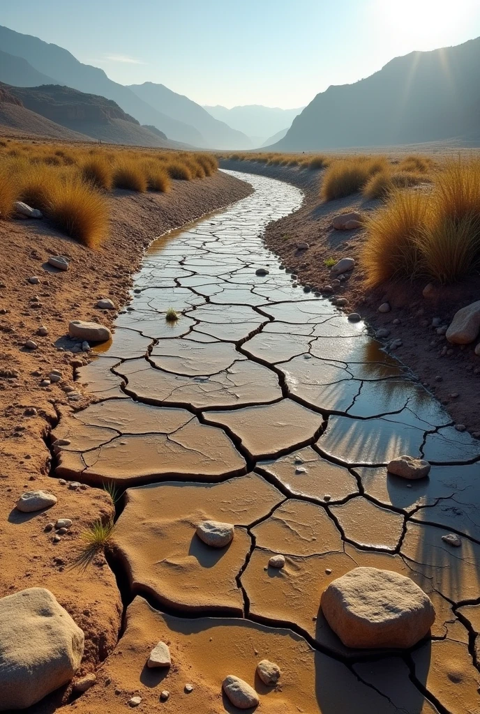 river with no water