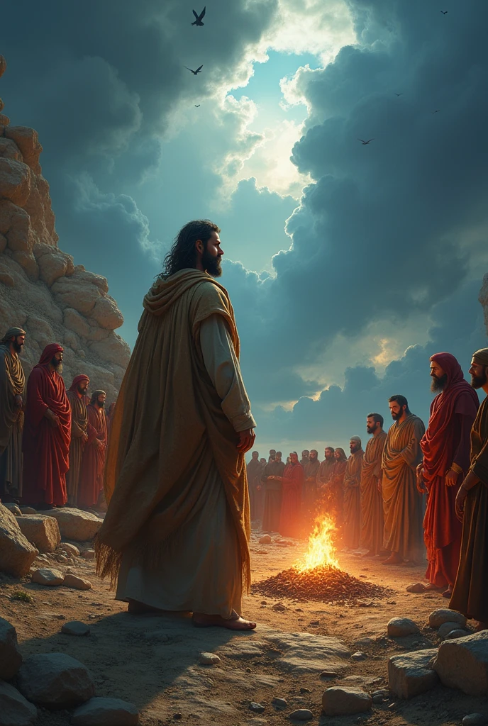 The story of Elijah is one of the most dramatic and powerful narratives in the Bible. Elijah was a prophet in the Kingdom of Israel during the reign of King Ahab and his wife, Jezebel, who were notorious for leading Israel into the worship of Baal, a pagan god. Elijah's story is primarily found in the books of 1 Kings and 2 Kings in the Old Testament.Elijah's Early MinistryElijah first appears in 1 Kings 17, where he delivers a message from God to King Ahab, declaring that there would be a severe drought in the land as a punishment for the people's idolatry. After delivering this message, Elijah goes into hiding by the brook of Cherith, where he is miraculously fed by ravens. When the brook dries up, God sends Elijah to Zarephath, where a widow provides for him. In return, God performs miracles through Elijah, including multiplying the widow's flour and oil so that they do not run out, and raising her son from the dead.The Confrontation on Mount CarmelOne of the most famous episodes in Elijah's life is his confrontation with the prophets of Baal on Mount Carmel, found in 1 Kings 18. After three years of drought, Elijah returns to challenge Ahab and the prophets of Baal. He proposes a contest to prove who is the true God—Yahweh or Baal. Both sides prepare a sacrifice, but they are not to light the fire. Instead, they must call upon their god to send fire from heaven to consume the offering.The prophets of Baal pray and perform rituals all day, but nothing happens. When it's Elijah's turn, he repairs the altar of the Lord, places the sacrifice on it, and even drenches it with water. He then prays to God, and fire falls from heaven, consuming the sacrifice, the wood, the stones, and even the water. This miraculous event leads the people to acknowledge Yahweh as the true God. Elijah then orders the execution of the prophets of Baal.