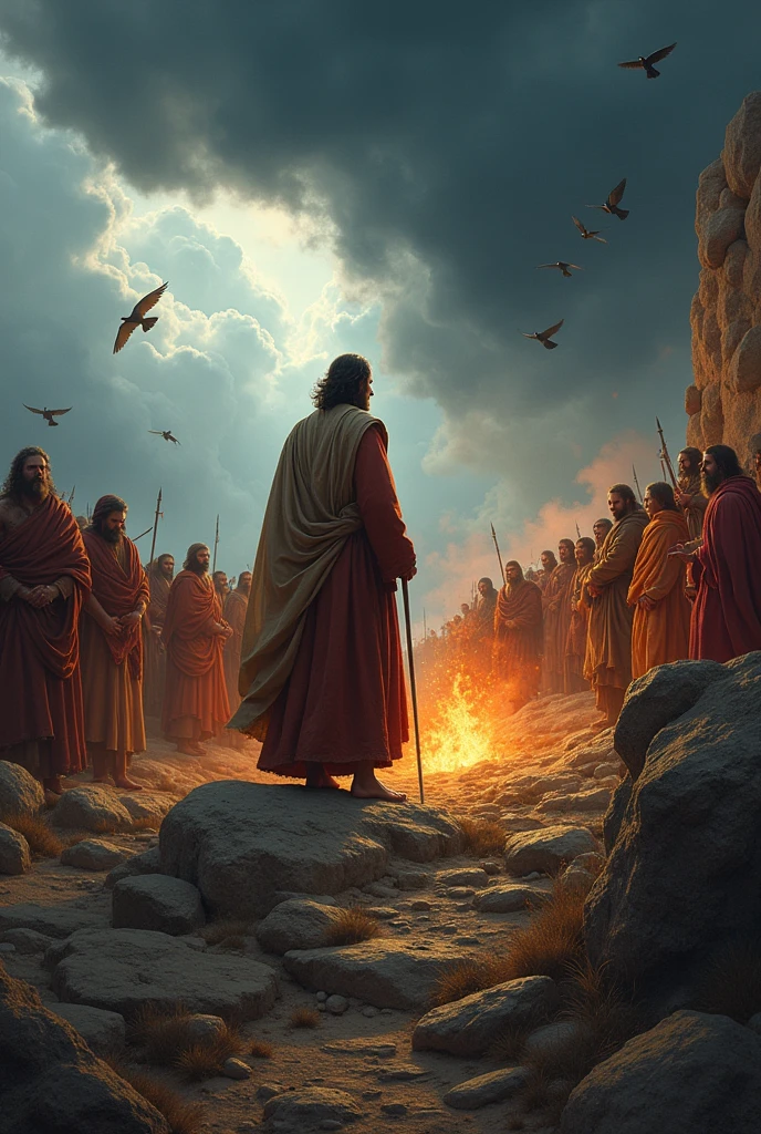 The story of Elijah is one of the most dramatic and powerful narratives in the Bible. Elijah was a prophet in the Kingdom of Israel during the reign of King Ahab and his wife, Jezebel, who were notorious for leading Israel into the worship of Baal, a pagan god. Elijah's story is primarily found in the books of 1 Kings and 2 Kings in the Old Testament.Elijah's Early MinistryElijah first appears in 1 Kings 17, where he delivers a message from God to King Ahab, declaring that there would be a severe drought in the land as a punishment for the people's idolatry. After delivering this message, Elijah goes into hiding by the brook of Cherith, where he is miraculously fed by ravens. When the brook dries up, God sends Elijah to Zarephath, where a widow provides for him. In return, God performs miracles through Elijah, including multiplying the widow's flour and oil so that they do not run out, and raising her son from the dead.The Confrontation on Mount CarmelOne of the most famous episodes in Elijah's life is his confrontation with the prophets of Baal on Mount Carmel, found in 1 Kings 18. After three years of drought, Elijah returns to challenge Ahab and the prophets of Baal. He proposes a contest to prove who is the true God—Yahweh or Baal. Both sides prepare a sacrifice, but they are not to light the fire. Instead, they must call upon their god to send fire from heaven to consume the offering.The prophets of Baal pray and perform rituals all day, but nothing happens. When it's Elijah's turn, he repairs the altar of the Lord, places the sacrifice on it, and even drenches it with water. He then prays to God, and fire falls from heaven, consuming the sacrifice, the wood, the stones, and even the water. This miraculous event leads the people to acknowledge Yahweh as the true God. Elijah then orders the execution of the prophets of Baal.