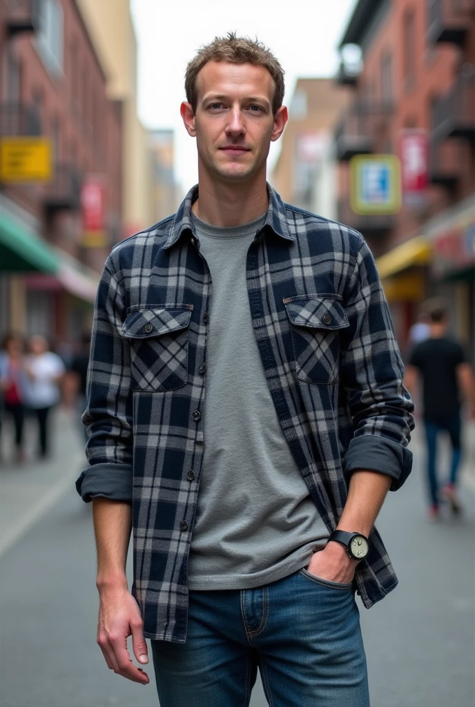 mark zuckerberg con la ropa de andrew garfield






