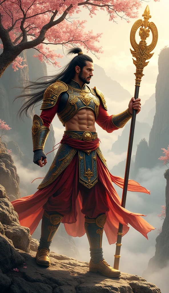 Black Myth,Wukong,Full body picture