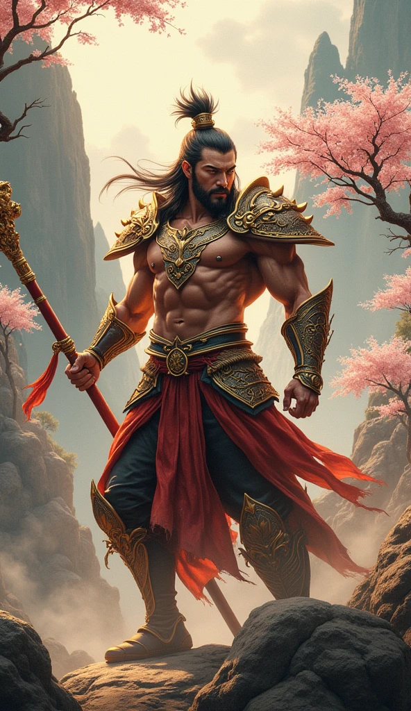 Black Myth,Wukong,Full body picture