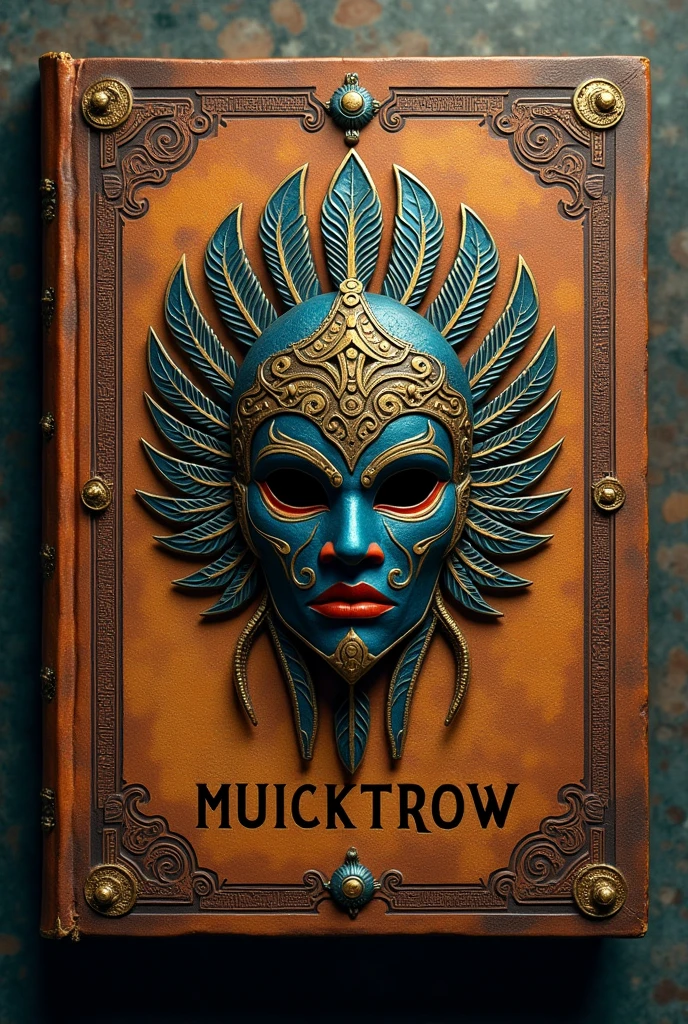 The mask symbol included "Muicktrow" titled brown colour book cover