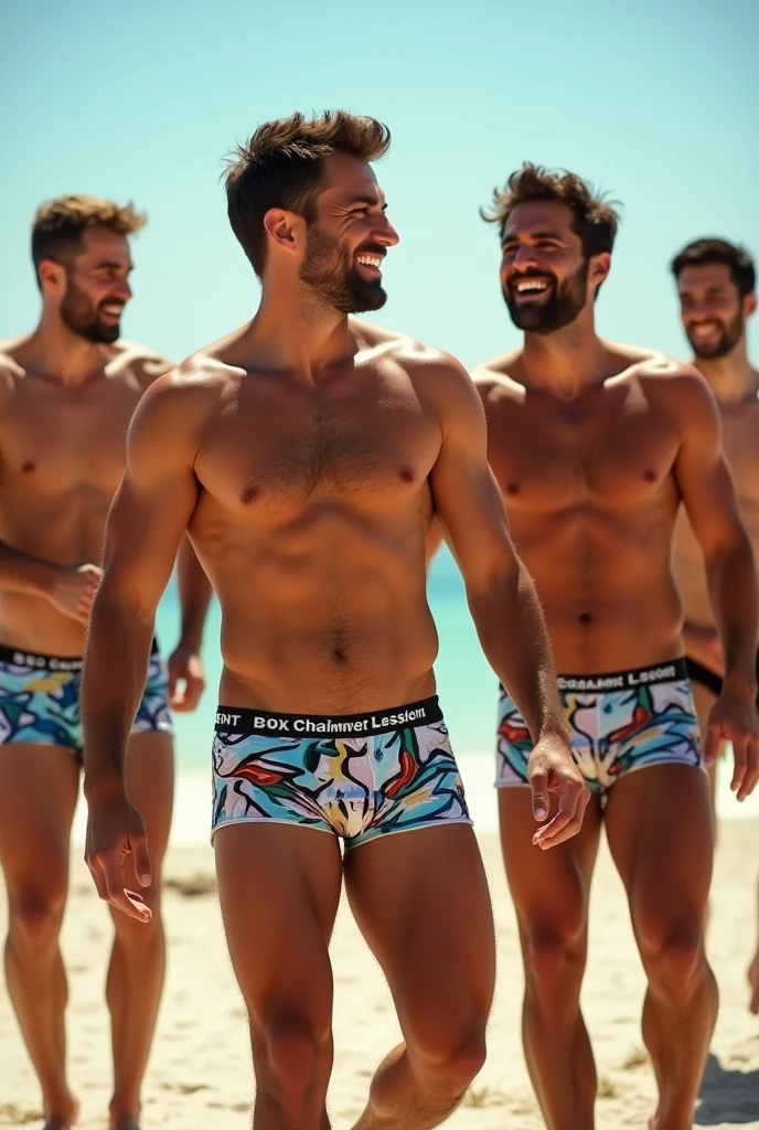 Men wear transparent short underwear 