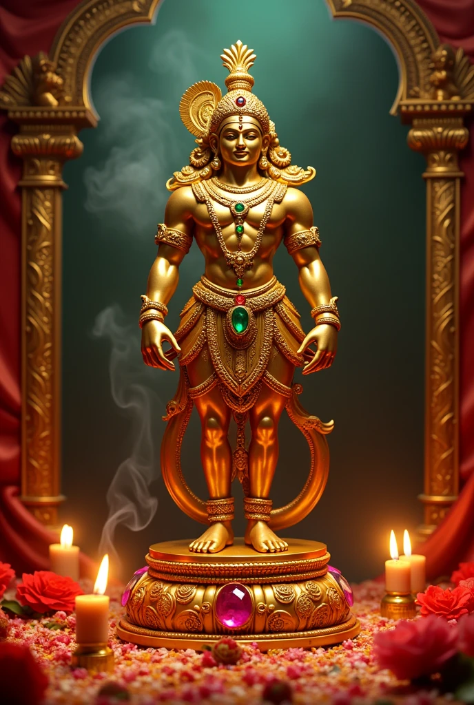 Lord murugan dollers in gold 