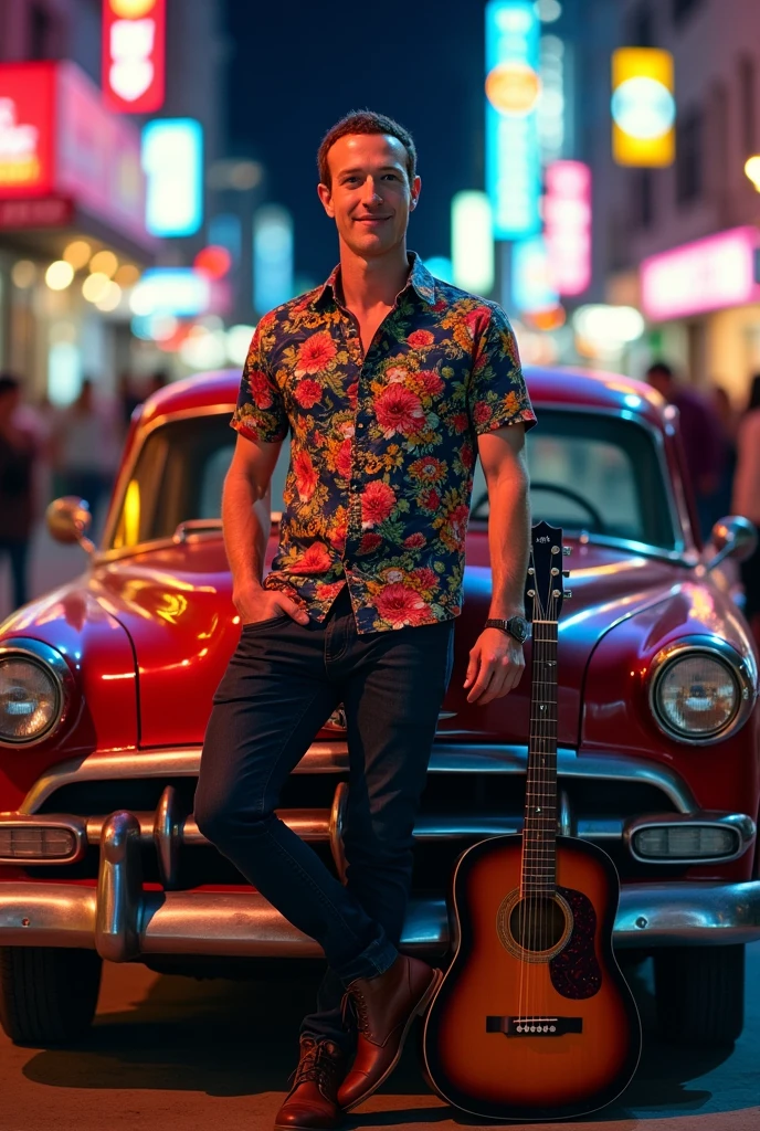 Mark Zuckerberg in the clothes of an exponent of corridos tumbados








