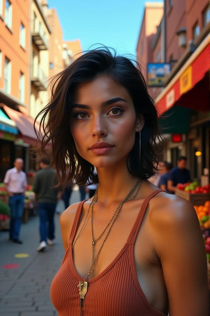 Sharp eyebrow girl